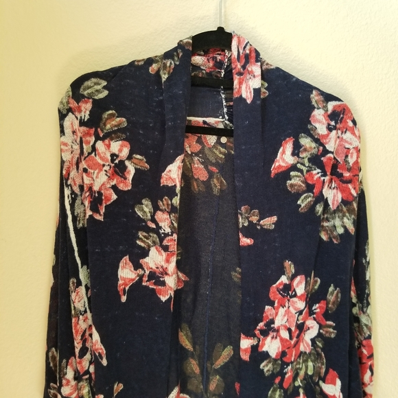 Anthropologie knitted & knotted floral cardigan - Picture 5 of 12